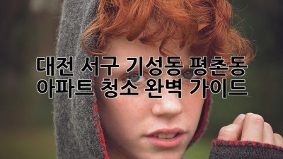대전 서구 기성동, 평촌동 아파트 청소 완벽 가이드